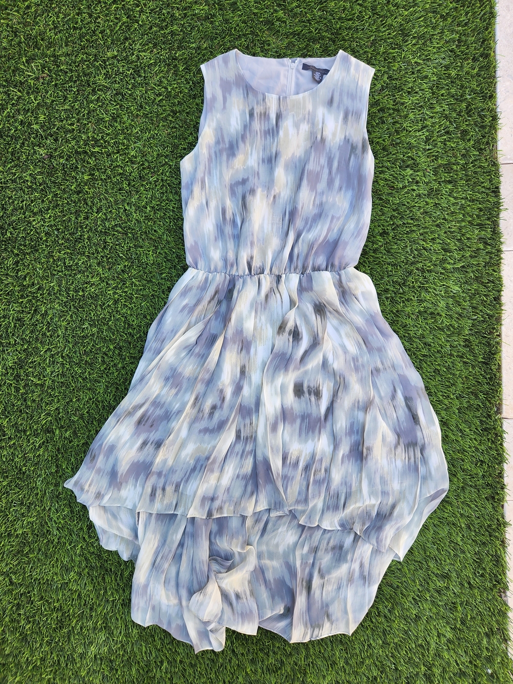 Watercolor Hi-Low Dress